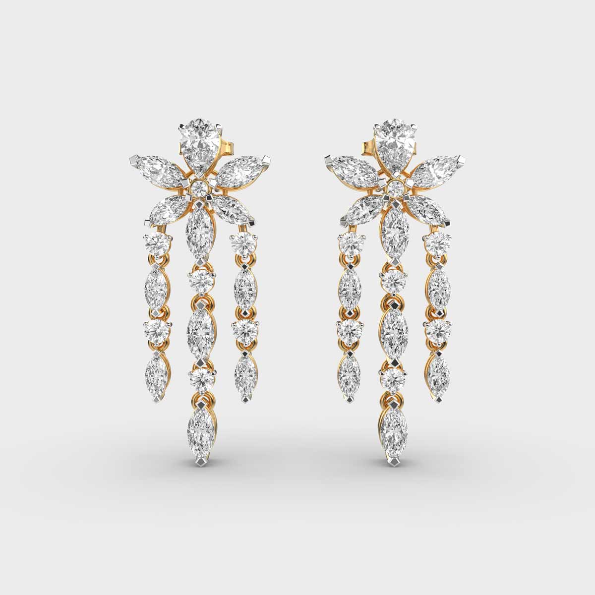 Spring Garland Diamond Danglers
