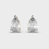 6 Carat Classic Pear Studs